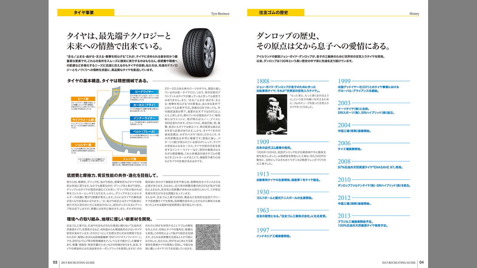 製造メーカー　入社案内パンフレット